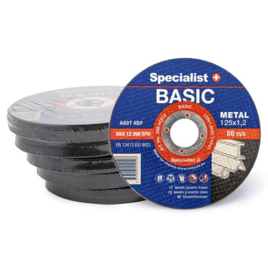 Prekės „Met. pj. diskas BASIC 125x1,2x22 mm“ paveikslėlis