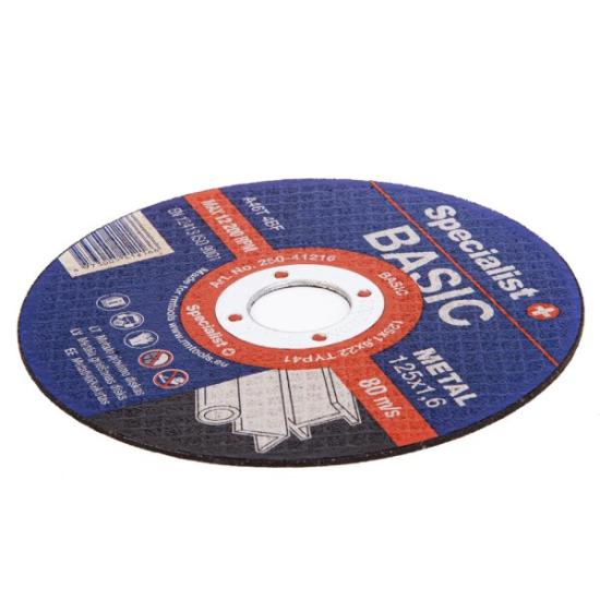 Prekės „Met.pj. diskas BASIC125x1,6x22 mm“ paveikslėlis