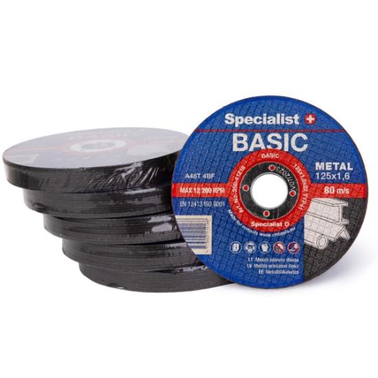 Prekės „Met.pj. diskas BASIC125x1,6x22 mm“ paveikslėlis
