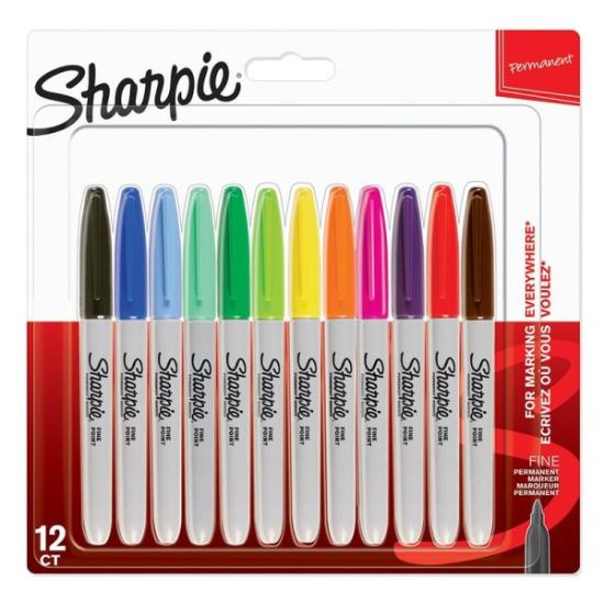 Prekės „Markerių rink. „Sharpie" 12 vnt.“ paveikslėlis