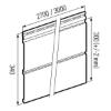 Prekės „Pastogės pakala "SOFIT" SV09-2,70M SU VENT VOX white-balta“ paveikslėlis