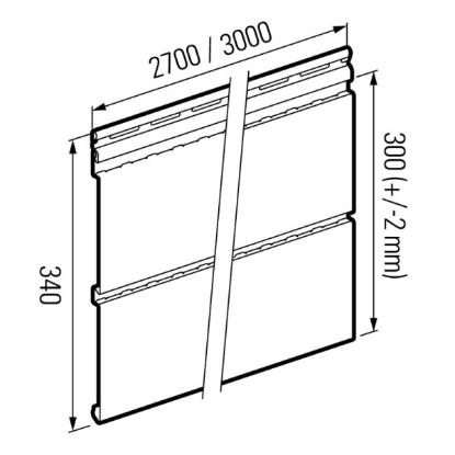 Prekės „Pastogės pakala "SOFIT" SV09-2,70M SU VENT VOX white-balta“ paveikslėlis