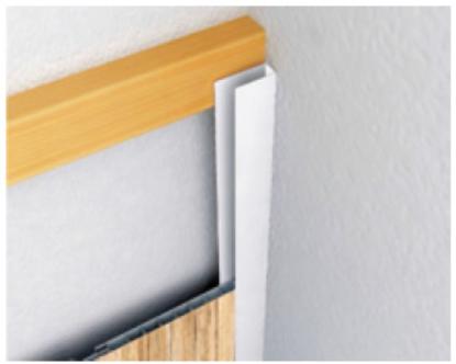 Prekės „Balta pradžios detalė B2 (plastikinei dailylentei PVC-105) 2,7m/1vnt.“ paveikslėlis