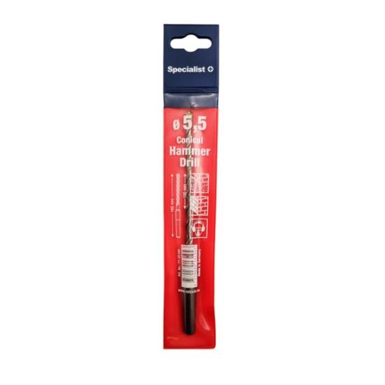 Prekės „Konusinis grąžtas betonui 5,5x100/160 mm“ paveikslėlis