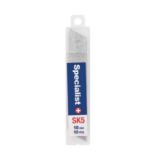 Prekės „SPECIALIST+ SK5 laužoma geležtė, 18 mm, 10 vnt.“ paveikslėlis