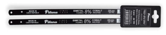 Prekės „Geležtė PILANA HSS Bi-Metal 8%Cobalt, 24TPI, 2vnt.“ paveikslėlis