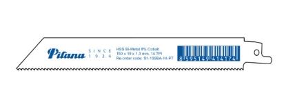 Prekės „Tiesinis pjūklelis metalui PILANA 150x1,3mm. 14TPI“ paveikslėlis
