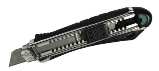Prekės „STALCO PERFERCT 18mm peilis + 5 geležtės“ paveikslėlis