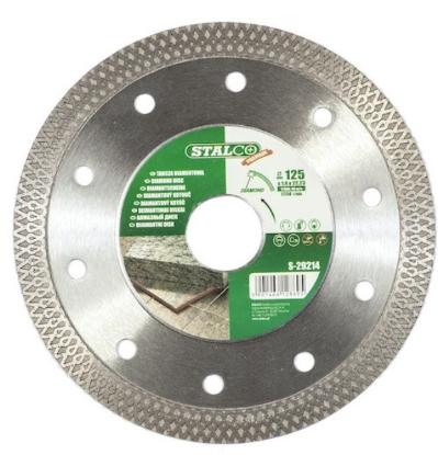 Prekės „Deimantinis diskas keramikai STALCO 125x1,4mm“ paveikslėlis