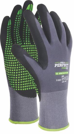Prekės „Pirštinės NITRILE FLEX PVC DOTS 11 dydis“ paveikslėlis