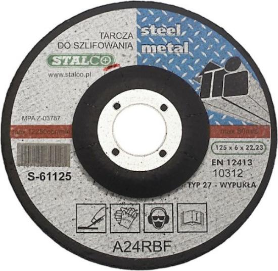 Prekės „Šlifavimo diskas 125x6mm STALCO“ paveikslėlis