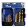 Prekės „Titanium grąžtų rinkinys 1,5-10 mm 15 vnt“ paveikslėlis