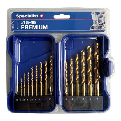 Prekės „Titanium grąžtų rinkinys 1,5-10 mm 15 vnt“ paveikslėlis