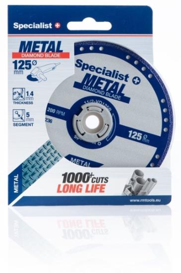Prekės „Diskas pjovimui metalo 125x1,4x22,23 mm“ paveikslėlis