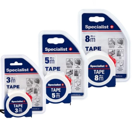 Prekės „SPECIALIST+ ruletė TAPE 3 m, 16 mm“ paveikslėlis