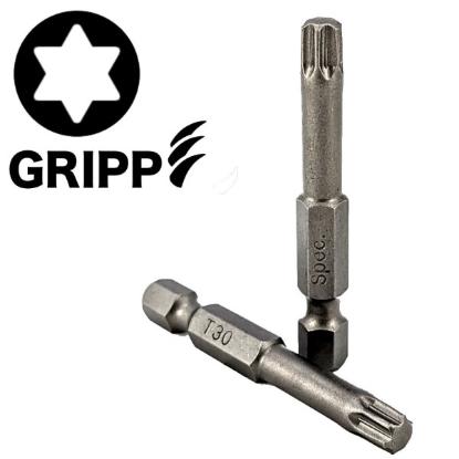 Prekės „Sukimo antgalis Torx Grip T30 50mm 3 vnt“ paveikslėlis