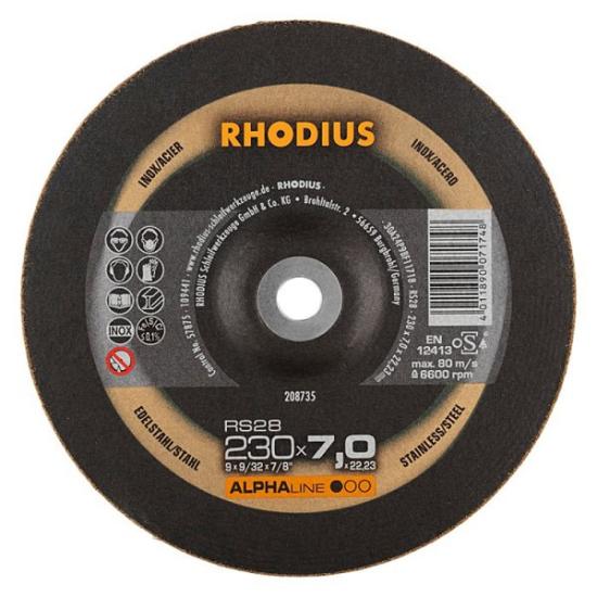 Prekės „Met. šlif. diskas „RHODIUS" 230x7x22,2 mm“ paveikslėlis