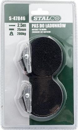 Prekės „Krovinio tvirtinimo diržas 2,5m x 25mm, 200kg, 2vnt“ paveikslėlis