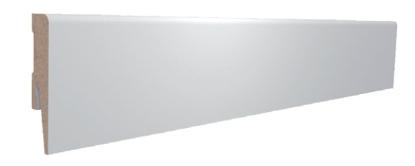 Prekės „Grindjuoste P129 (2400*80*16mm) B134 BALTA“ paveikslėlis