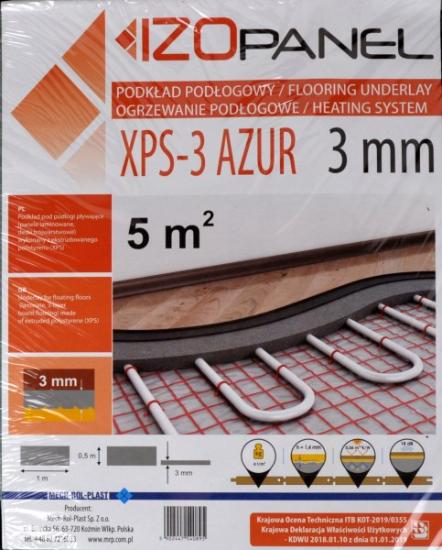 Prekės „Paklotas šild. grindims IZO PANEL 3mm 1x0.5 (1d-80m2“ paveikslėlis
