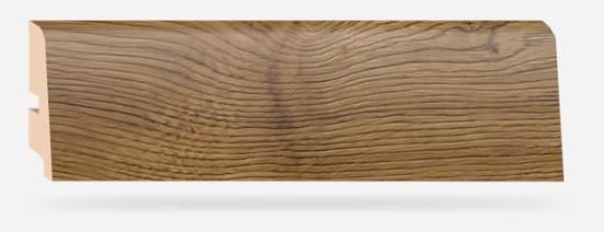 Prekės „Grindjuostė MPP P85 (2500*85*16) Spalva-4572 Svarstyklių ąžuolas(Libra oak)“ paveikslėlis