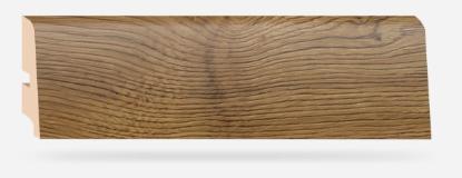 Prekės „Grindjuostė MPP P85 (2500*85*16) Spalva-4572 Svarstyklių ąžuolas(Libra oak)“ paveikslėlis