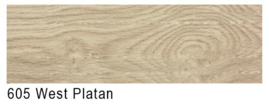 Prekės „PVC Grindjuostė ESQUERO (2,5m*66,6mm*21,9mm) 605 Vakarietiška platanas“ paveikslėlis