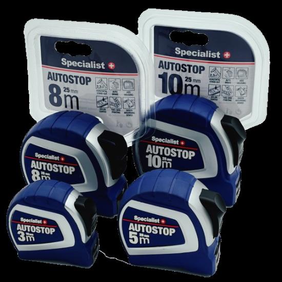 Prekės „SPECIALIST+ AUTOSTOP RULETĖ 5 M X 25 MM“ paveikslėlis