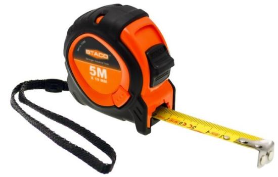 Prekės „STACO magnetinė ruletė 5m x 19mm“ paveikslėlis