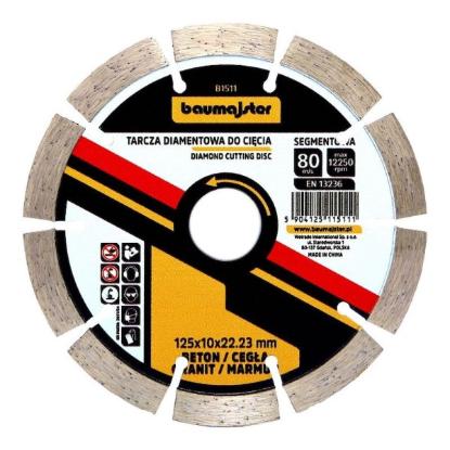 Prekės „Baumajster deimantinis diskas 125x2mm“ paveikslėlis
