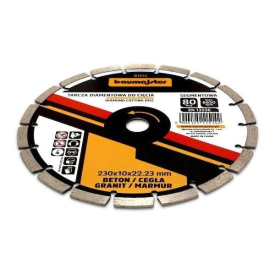 Prekės „Baumajster deimantinis diskas 230x2,6mm“ paveikslėlis