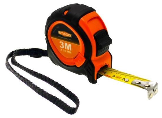 Prekės „STACO magnetinė ruletė 3m x 16mm“ paveikslėlis
