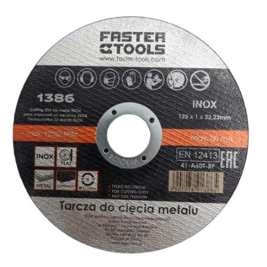 Prekės „Metalo pjov. diskas 125x1x22 mm“ paveikslėlis