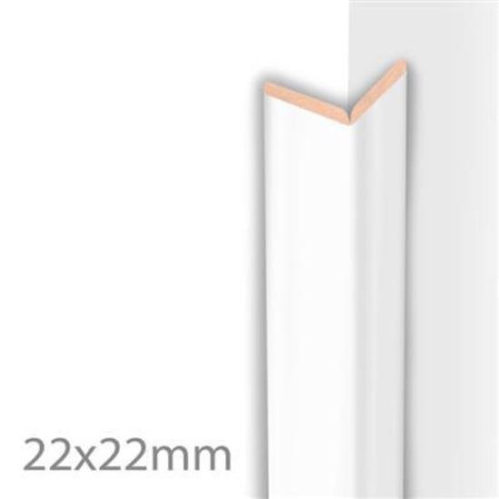 Prekės „KAMPAS UNIVERSALUS MPP 2600*22*22 PLAIN WHITE“ paveikslėlis