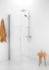 Prekės „Pusapvalė dušo sienelė IDO Showerama 10-41 800, dalinai matinis stiklas“ paveikslėlis