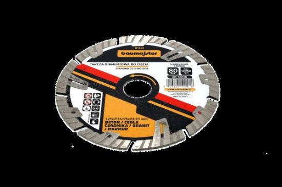 Prekės „Deimantinis diskas TURBO Baumajster 125x2mm“ paveikslėlis