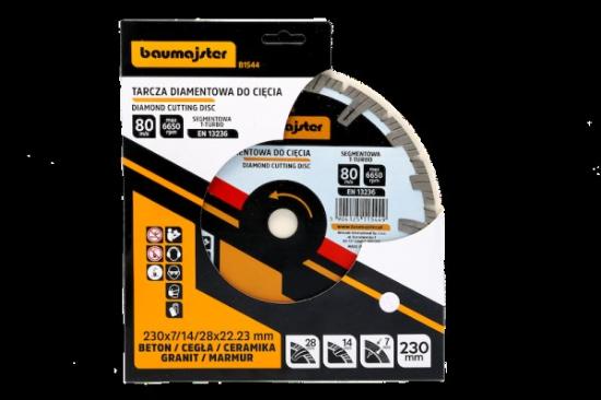 Prekės „Deimantinis diskas TURBO Baumajster 230x2,6mm“ paveikslėlis