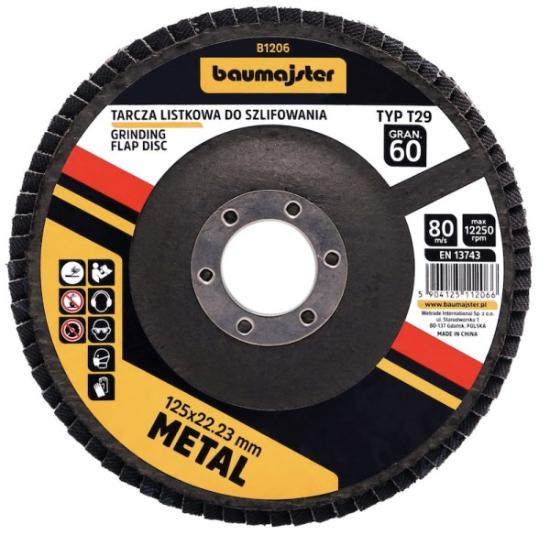 Prekės „Lapelinis šlifavimo diskas 125mm G80“ paveikslėlis