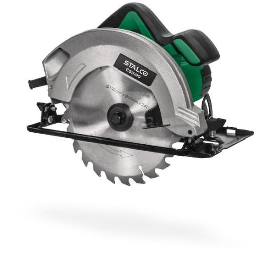 Prekės „Elektrinis diskinis pjūklas 190mm STALCO 1500W“ paveikslėlis