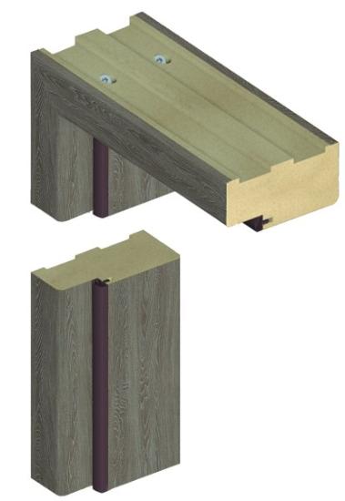 Prekės „Standartinė durų stakta K60 44*90 Ąžuolas pilkas (B476)“ paveikslėlis