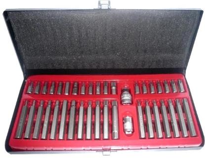 Prekės „Plieniniai raktai HEX - TORX 40 vnt., S2“ paveikslėlis