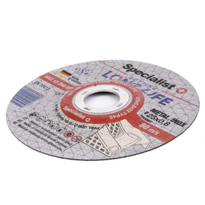 Prekės „Metalo pj.diskas LONG LIFE 125x0,8x22 mm“ paveikslėlis