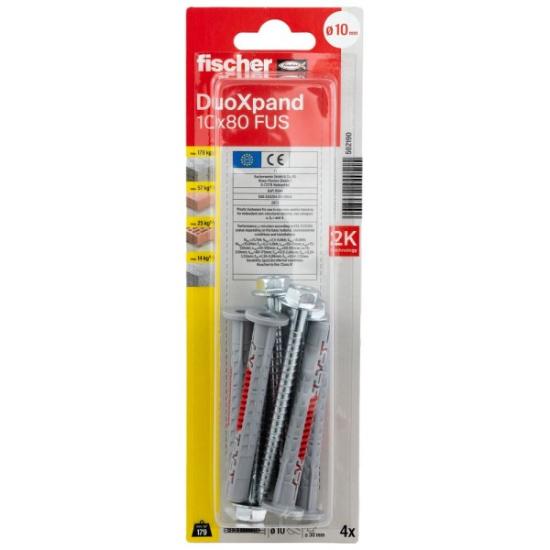 Prekės „DuoXpand kaištis su varžtu 10x80 FUS, 4 vnt.“ paveikslėlis