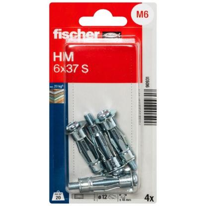 Prekės „Ankeris Fischer, GKP 6x37, 4 vnt“ paveikslėlis