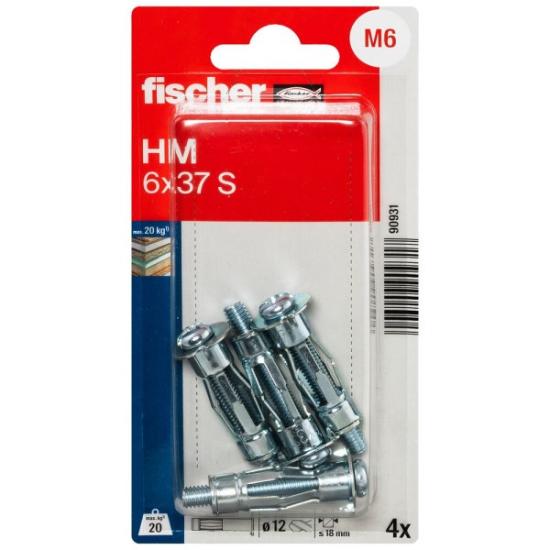 Prekės „Ankeris Fischer, GKP 6x37, 4 vnt“ paveikslėlis
