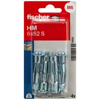 Prekės „Ankeris Fischer, GKP 6x52, 4 vnt.“ paveikslėlis