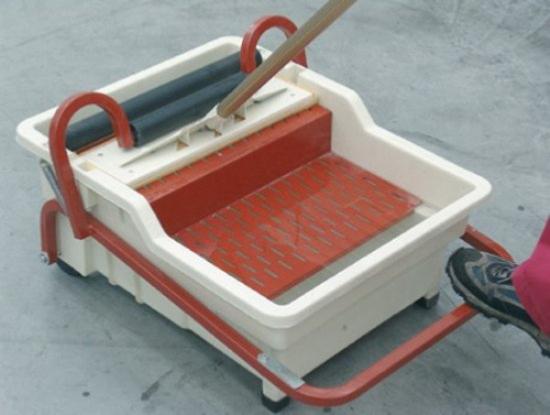 Prekės „Plovimo vonelė Pedalo + 2 kempinės Sweepex + kotas, 40 ltr.“ paveikslėlis