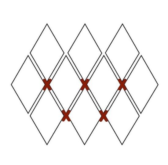 Prekės „Kryžiukai plytelių tarpams, šešiakampėms (200 vnt), 2 mm“ paveikslėlis