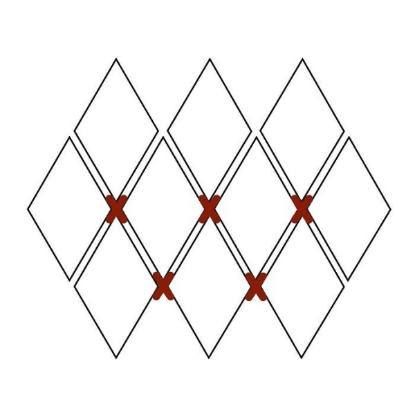 Prekės „Kryžiukai plytelių tarpams, šešiakampėms (200 vnt), 2 mm“ paveikslėlis