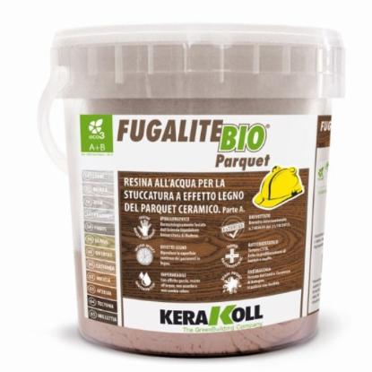 Prekės „Fugalite Bio Parquet afzelia 63, 3 kg (A+B) epoksidinis glaistas medžio imitacijos plytelėms“ paveikslėlis